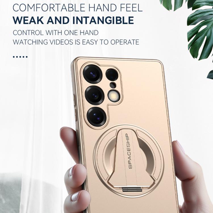 Spaceship MagSafe Folding Holder Phone Case, For Samsung Galaxy S26+ 5G, For Samsung Galaxy S26 Edge 5G, For Samsung Galaxy S26 Ultra 5G, For Samsung Galaxy S26 5G, For Samsung Galaxy S25 Edge 5G, For Samsung Galaxy S25 5G, For Samsung Galaxy S25+ 5G  ...