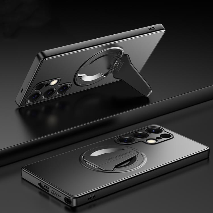 Spaceship MagSafe Folding Holder Phone Case, For Samsung Galaxy S26+ 5G, For Samsung Galaxy S26 Edge 5G, For Samsung Galaxy S26 Ultra 5G, For Samsung Galaxy S26 5G, For Samsung Galaxy S25 Edge 5G, For Samsung Galaxy S25 5G, For Samsung Galaxy S25+ 5G  ...