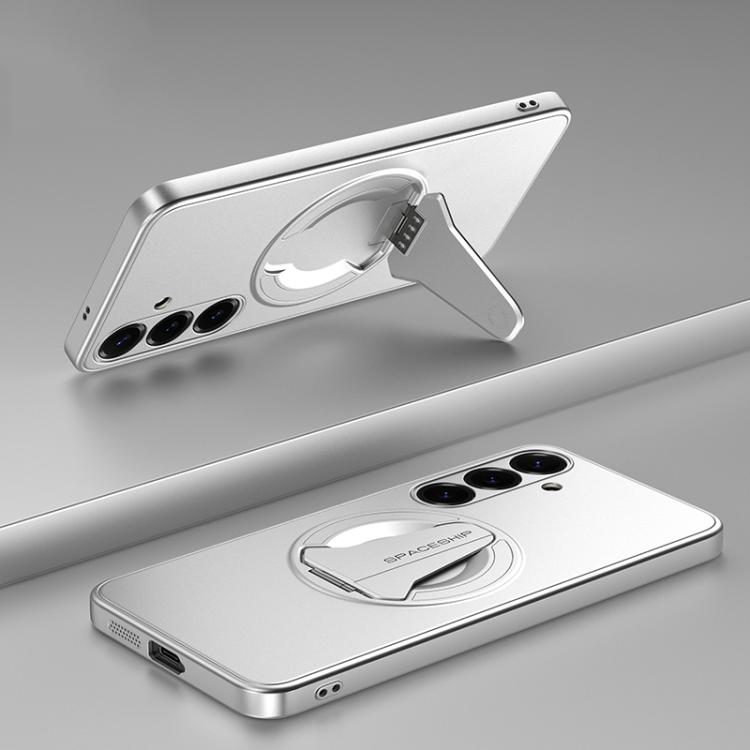 Spaceship MagSafe Folding Holder Phone Case, For Samsung Galaxy S26+ 5G, For Samsung Galaxy S26 Edge 5G, For Samsung Galaxy S26 Ultra 5G, For Samsung Galaxy S26 5G, For Samsung Galaxy S25 Edge 5G, For Samsung Galaxy S25 5G, For Samsung Galaxy S25+ 5G  ...