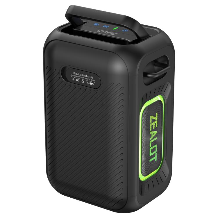 Zealot PT02 60W Portable Outdoor RGB Colorful Light Stereo Bluetooth Speaker