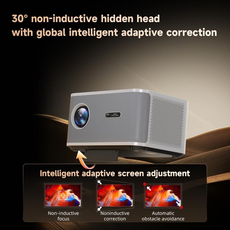 WOWOTO WWT-BL06E Android 9.0 4.45 inch LCD Display 1920x1080P 1000ANSI Smart Projector