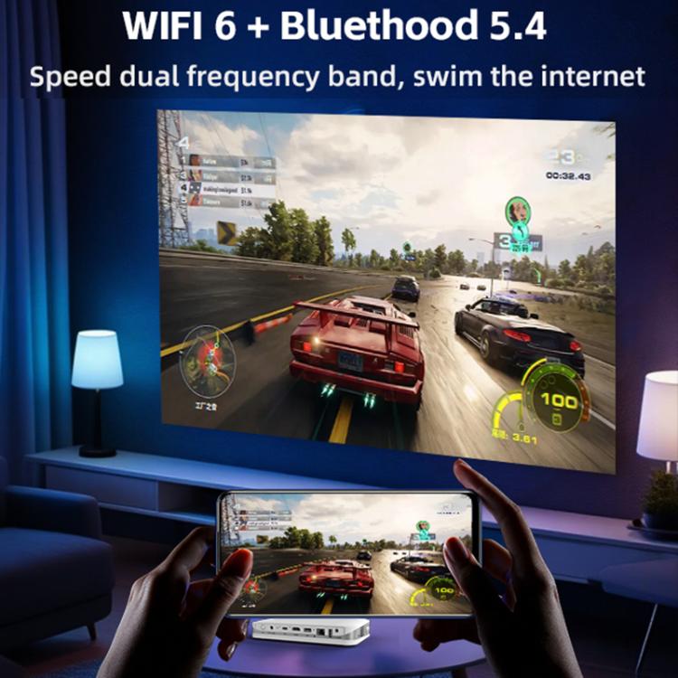 WOWOTO WWT-T10 Android 9.0 DLP 1920x1080P HD 350-400ANSI Smart Projector