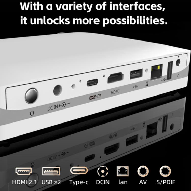 WOWOTO WWT-T10 Android 9.0 DLP 1920x1080P HD 350-400ANSI Smart Projector