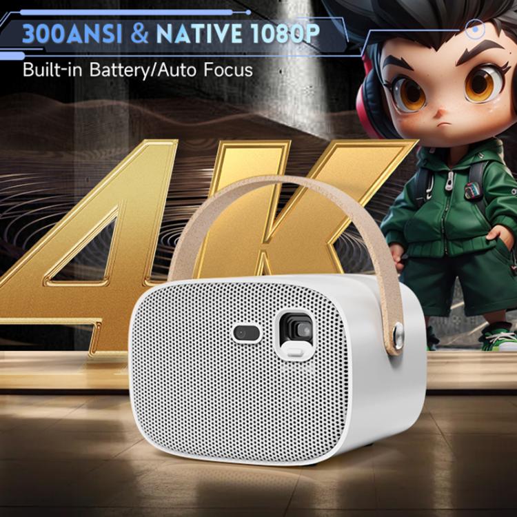 WOWOTO WWT-M8 Android 9 DLP 1920x1080P HD 300ANSI Smart Projector