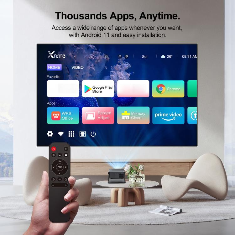 WOWOTO WWT-BL15 Android 11 LCD Display 720P 120ANSI Smart Projector