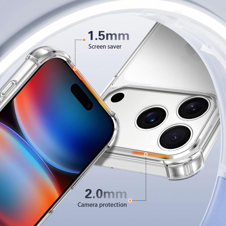 Four-corner Shockproof Acrylic +TPU Phone Case