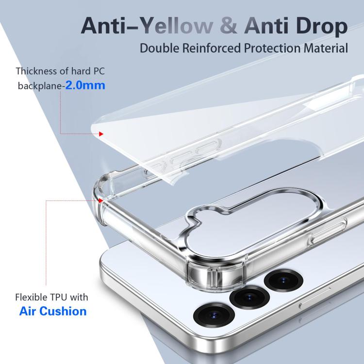 Four-corner Shockproof Acrylic +TPU Phone Case, For Samsung Galaxy S26+ 5G, For Samsung Galaxy S26 Ultra 5G, For Samsung Galaxy S26 5G, For Samsung Galaxy S25 Edge 5G, For Samsung Galaxy S25 5G, For Samsung Galaxy S25+ 5G, For Samsung Galaxy S25 Ultra ...