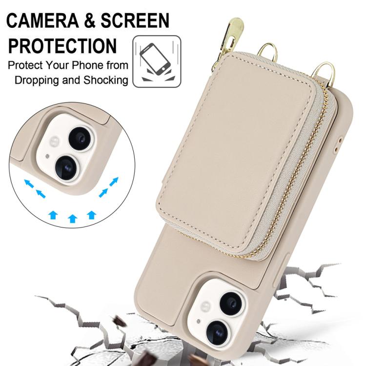 Crossbody Zipper RFID Card Bag Phone Case