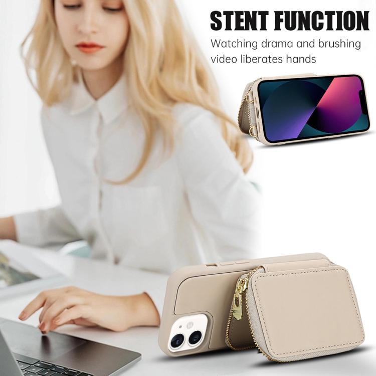 Crossbody Zipper RFID Card Bag Phone Case