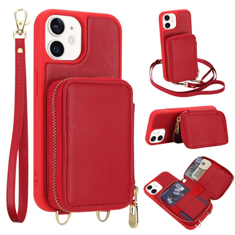Crossbody Zipper RFID Card Bag Phone Case