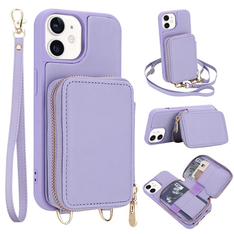 Crossbody Zipper RFID Card Bag Phone Case