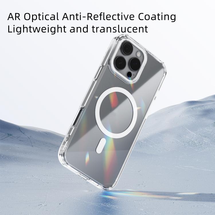 ABEEL MagSafe Magnetic Color Ring Anti-scratch Transparent Phone Case