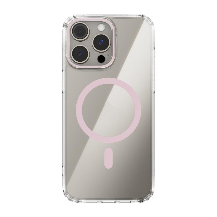 ABEEL MagSafe Magnetic Color Ring Anti-scratch Transparent Phone Case