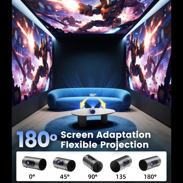 Q8 1080P 180ANSI LCD Display Smart Projector