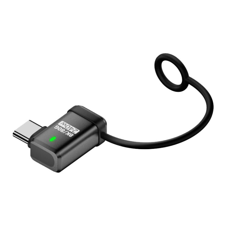 240W USB-C / Type-C Port Full-Function Aluminum Alloy Adapter with Lanyard