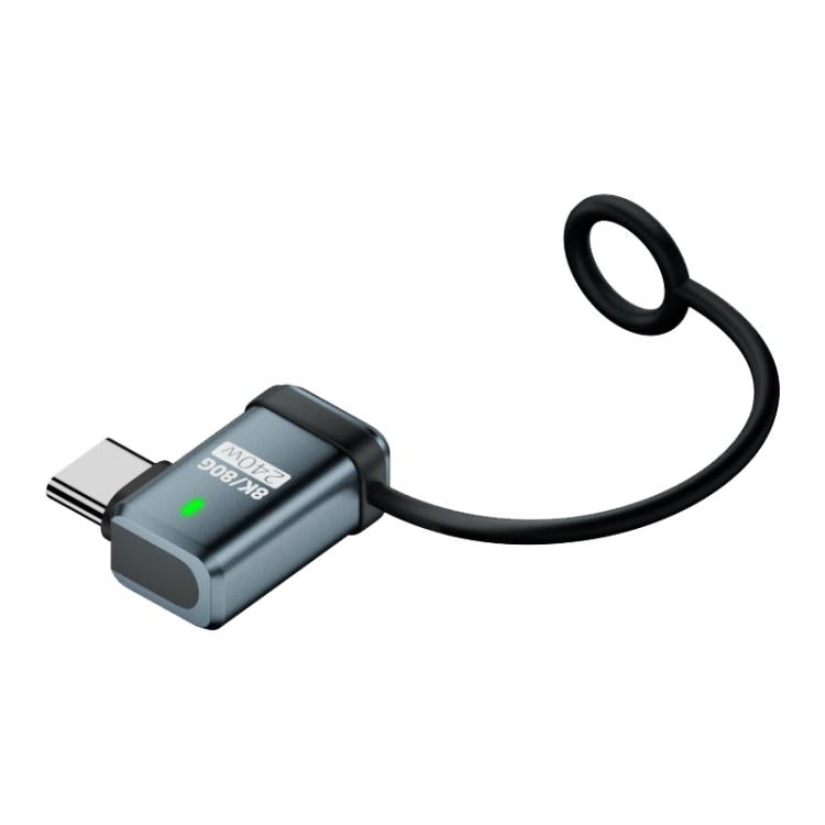 240W USB-C / Type-C Port Full-Function Aluminum Alloy Adapter with Lanyard