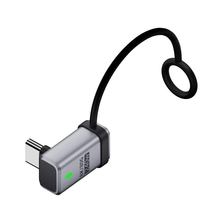 240W USB-C / Type-C Port Full-Function Aluminum Alloy Adapter with Lanyard
