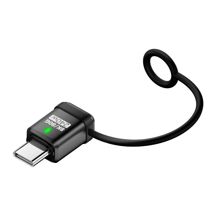 240W USB-C / Type-C Port Full-Function Aluminum Alloy Adapter with Lanyard