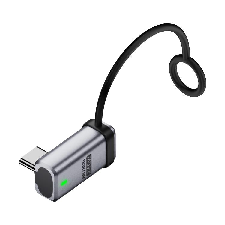 240W USB-C / Type-C Port Full-Function Aluminum Alloy Adapter with Lanyard