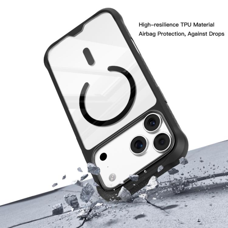 Mutural Clear Armor Series MagSafe PC Hybrid TPU Phone Case