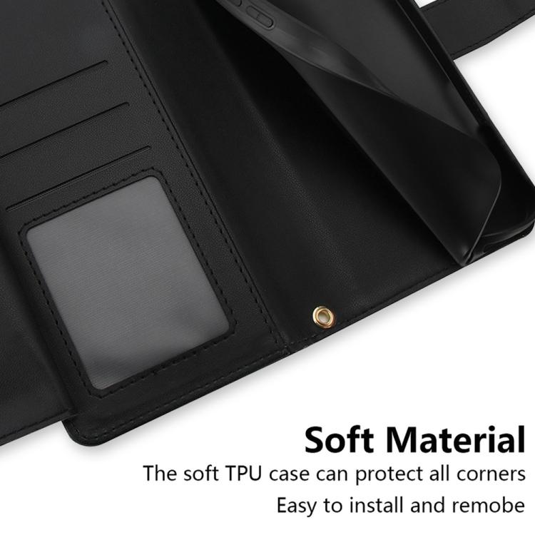 Seven Card Slots Zipper Wallet Leather Phone Case with Lanyard, For Samsung Galaxy S23 Ultra 5G, For Samsung Galaxy S23+ 5G, For Samsung Galaxy S23 5G
