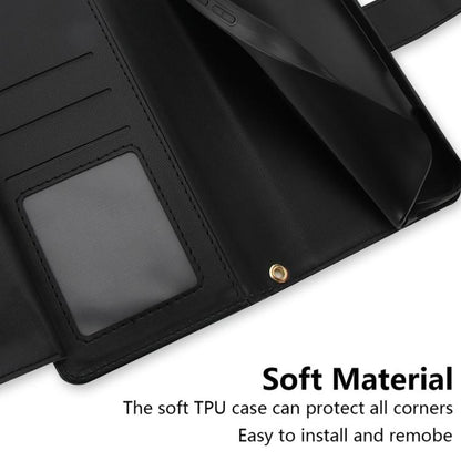 Seven Card Slots Zipper Wallet Leather Phone Case with Lanyard, For Samsung Galaxy S23 Ultra 5G, For Samsung Galaxy S23+ 5G, For Samsung Galaxy S23 5G