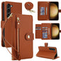 Seven Card Slots Zipper Wallet Leather Phone Case with Lanyard, For Samsung Galaxy S23 Ultra 5G, For Samsung Galaxy S23+ 5G, For Samsung Galaxy S23 5G