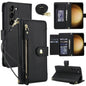 Seven Card Slots Zipper Wallet Leather Phone Case with Lanyard, For Samsung Galaxy S23 Ultra 5G, For Samsung Galaxy S23+ 5G, For Samsung Galaxy S23 5G