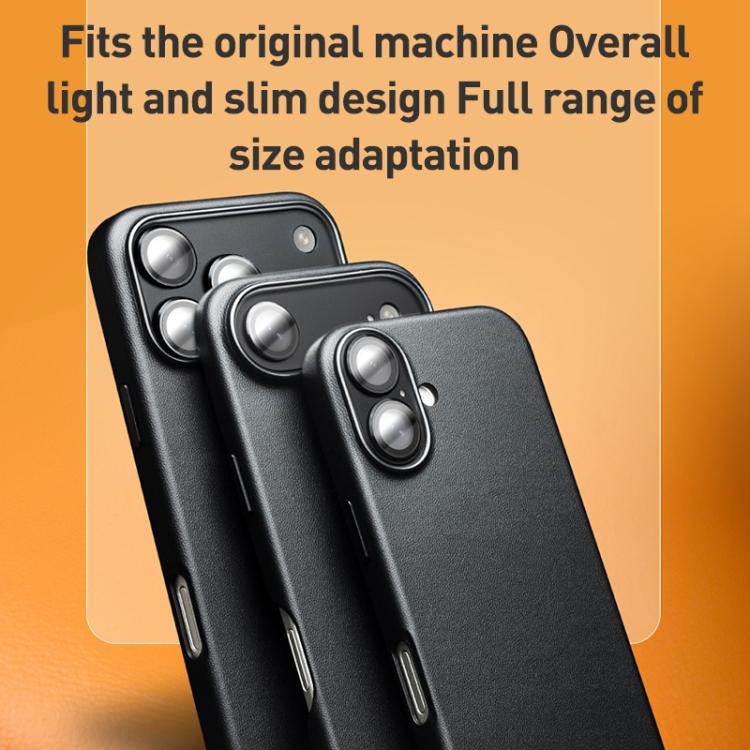 QIALINO Technology Leather MagSafe Phone Case