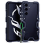 Trigger Design Hollow Metal Frame Phone Case with Lanyard, For Samsung Galaxy S26+ 5G, For Samsung Galaxy S26 Ultra 5G, For Samsung Galaxy S25 FE 5G, For Samsung Galaxy S25 Edge 5G, For Samsung Galaxy S25+ 5G, For Samsung Galaxy S25 Ultra 5G           ...