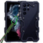 Trigger Design Hollow Metal Frame Phone Case with Lanyard, For Samsung Galaxy S26+ 5G, For Samsung Galaxy S26 Ultra 5G, For Samsung Galaxy S25 FE 5G, For Samsung Galaxy S25 Edge 5G, For Samsung Galaxy S25+ 5G, For Samsung Galaxy S25 Ultra 5G           ...
