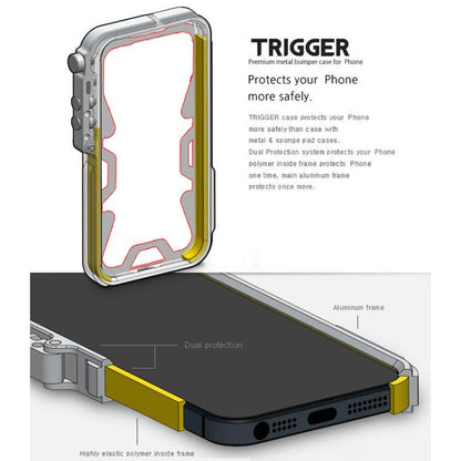 Trigger Design Hollow Metal Frame Phone Case with Lanyard, For Samsung Galaxy S26+ 5G, For Samsung Galaxy S26 Ultra 5G, For Samsung Galaxy S25 FE 5G, For Samsung Galaxy S25 Edge 5G, For Samsung Galaxy S25+ 5G, For Samsung Galaxy S25 Ultra 5G           ...