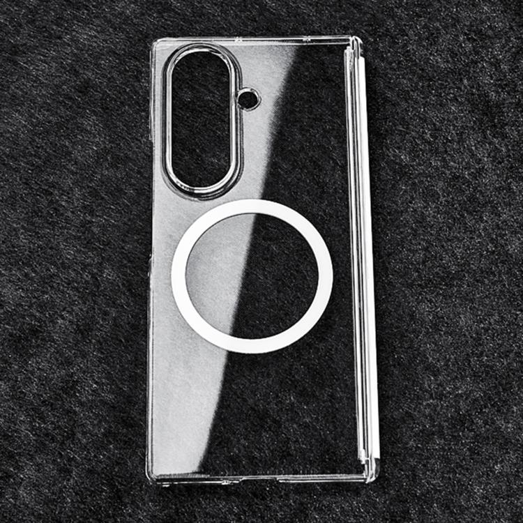 Transparent PC Dual Axis MagSafe Shockproof Phone Case