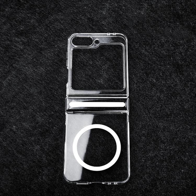 Transparent PC Dual Axis MagSafe Shockproof Phone Case