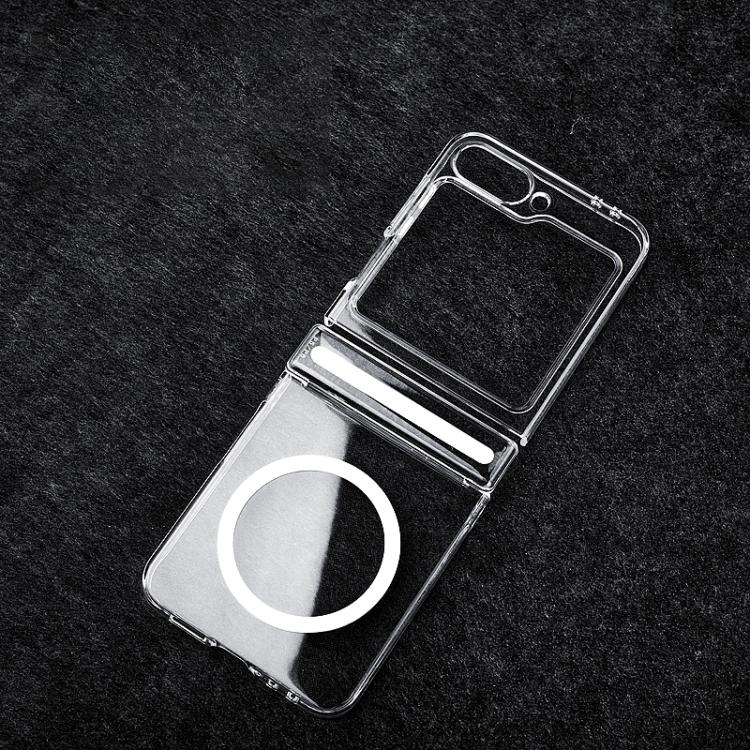 Transparent PC Dual Axis MagSafe Shockproof Phone Case