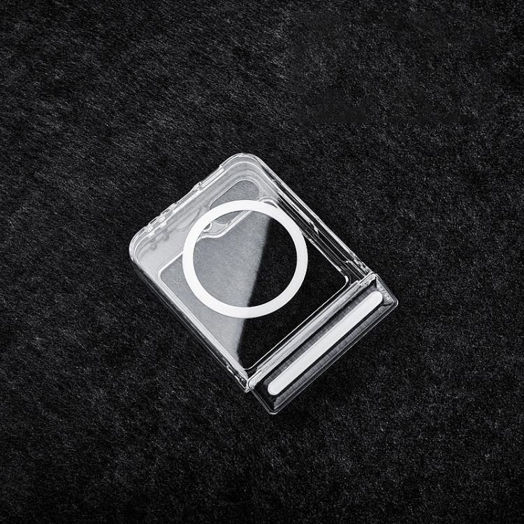 Transparent PC Dual Axis MagSafe Shockproof Phone Case