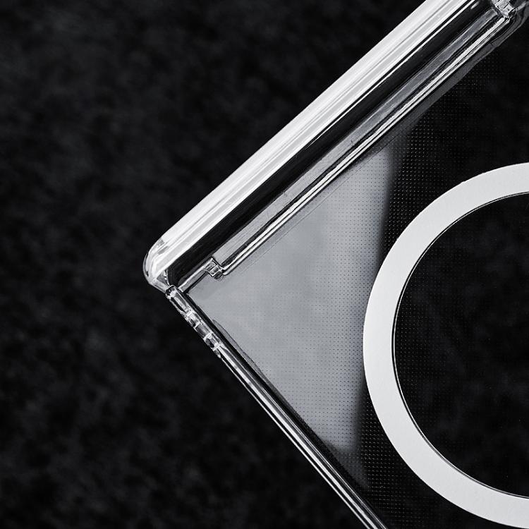 Transparent PC Dual Axis MagSafe Shockproof Phone Case