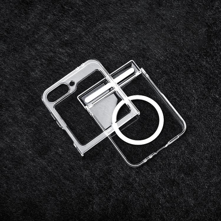 Transparent PC Dual Axis MagSafe Shockproof Phone Case