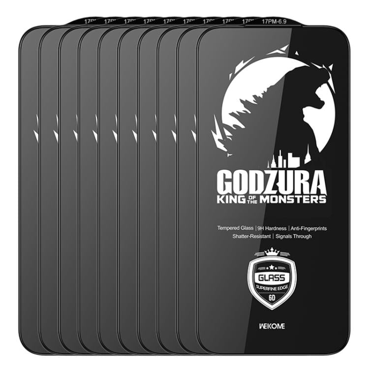 WK WTP-124 10pcs 6D Curved Ultra-Fine Edge HD Full-Screen Tempered Glass Film