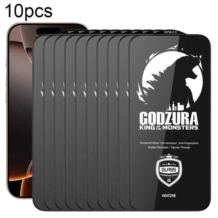 WK WTP-124 10pcs 6D Curved Ultra-Fine Edge HD Full-Screen Tempered Glass Film