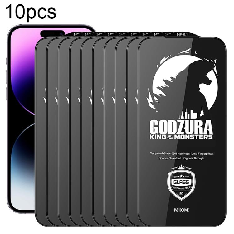 WK WTP-124 10pcs 6D Curved Ultra-Fine Edge HD Full-Screen Tempered Glass Film