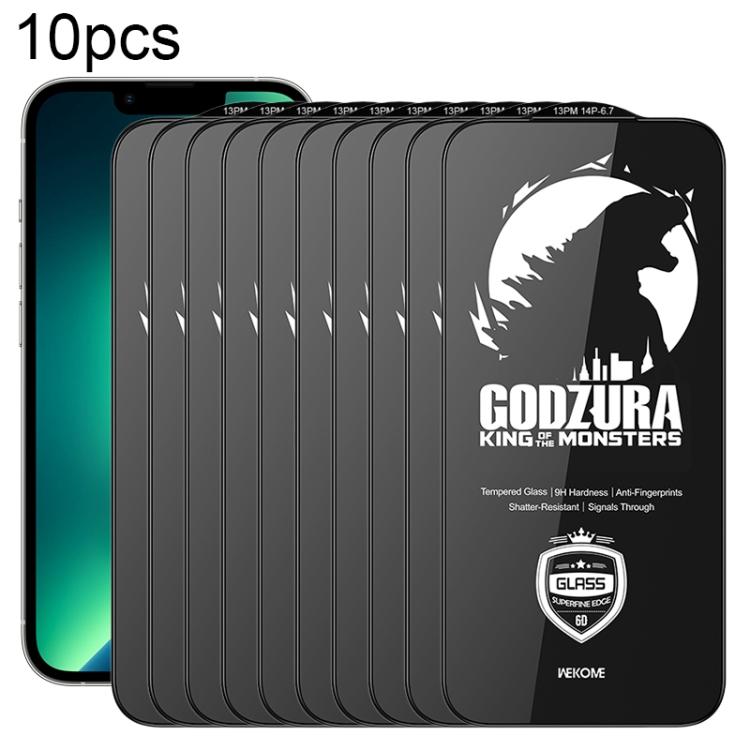 WK WTP-124 10pcs 6D Curved Ultra-Fine Edge HD Full-Screen Tempered Glass Film