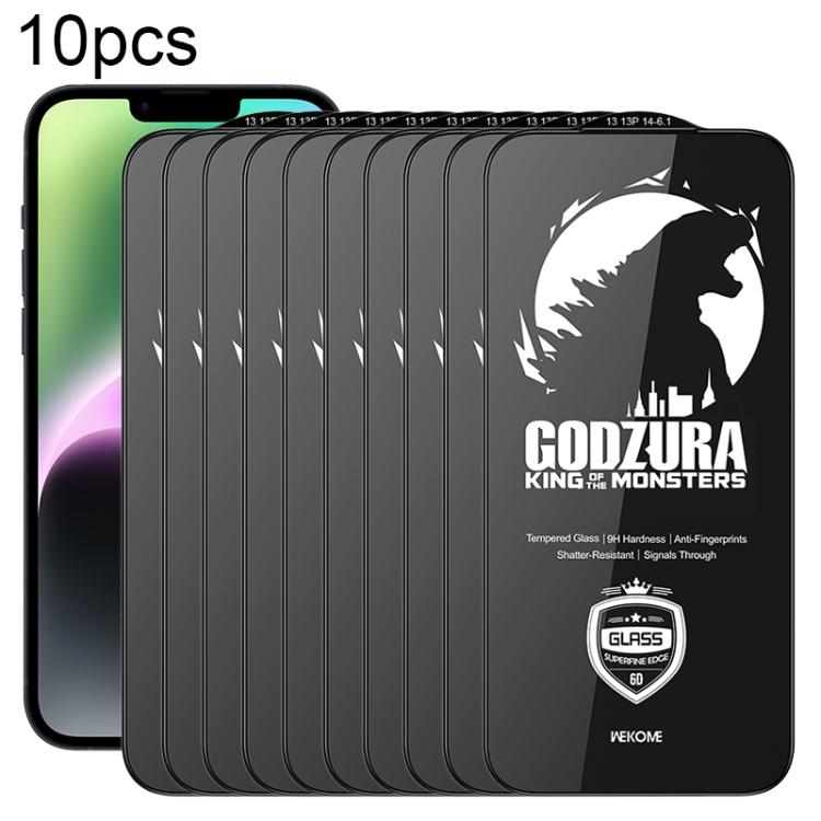 WK WTP-124 10pcs 6D Curved Ultra-Fine Edge HD Full-Screen Tempered Glass Film