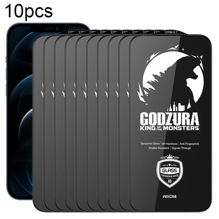 WK WTP-124 10pcs 6D Curved Ultra-Fine Edge HD Full-Screen Tempered Glass Film