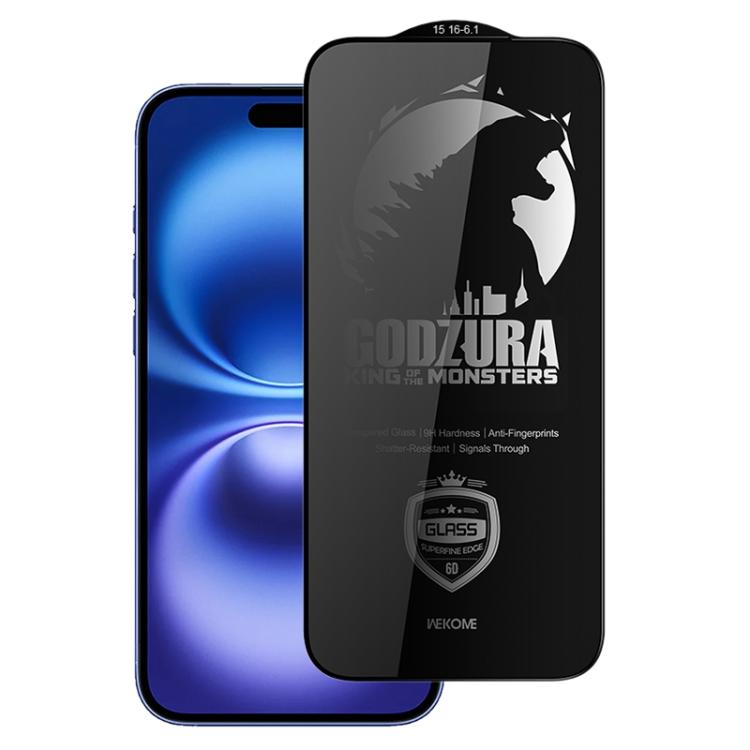 WK WTP-123 6D Curved Ultra-Fine Edge Privacy Full-Screen Tempered Glass Film