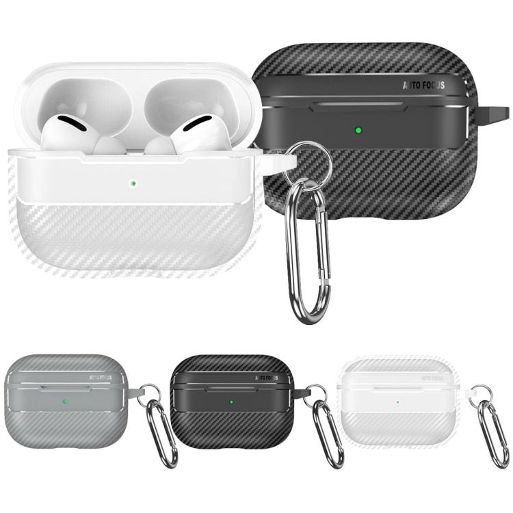 Carbon Fiber Texture Bluetooth Earphone Protective Case