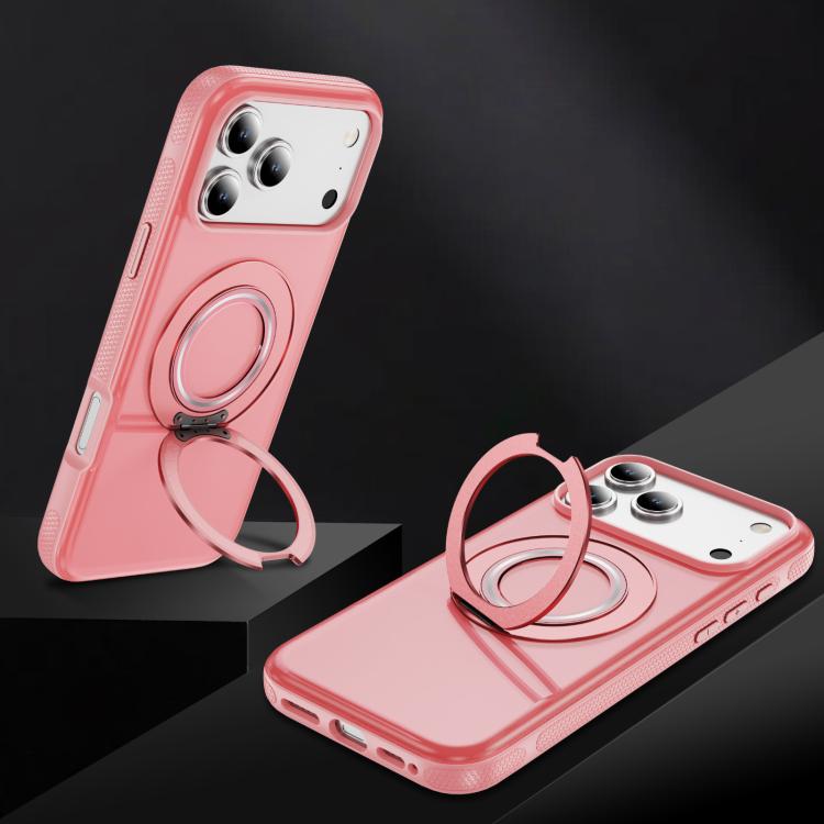 Skin Feel Translucent PC Gear Holder C MagSafe Phone Case