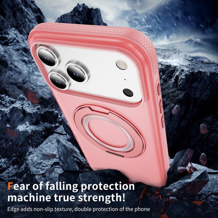 Skin Feel Translucent PC Gear Holder C MagSafe Phone Case