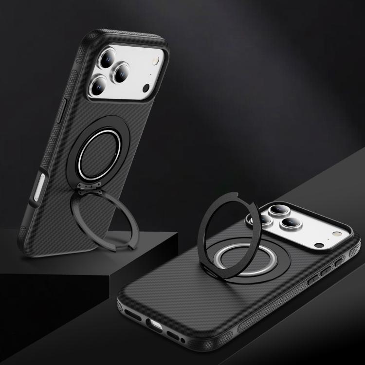 Carbon Fiber Gear Holder C Type MagSafe Phone Case