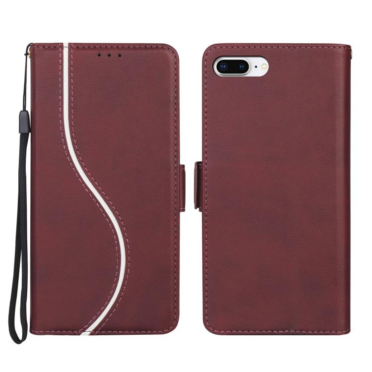 Side Buckle S Curve Leather Phone Case